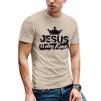 Thumbnail for Jesus Is My King Men's T-Shirt