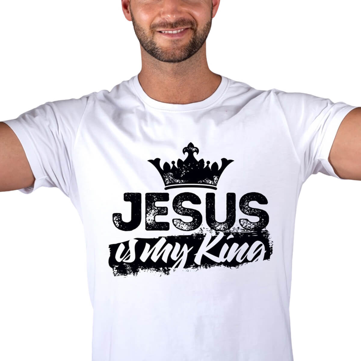 Jesus Is My King Men's T-Shirt