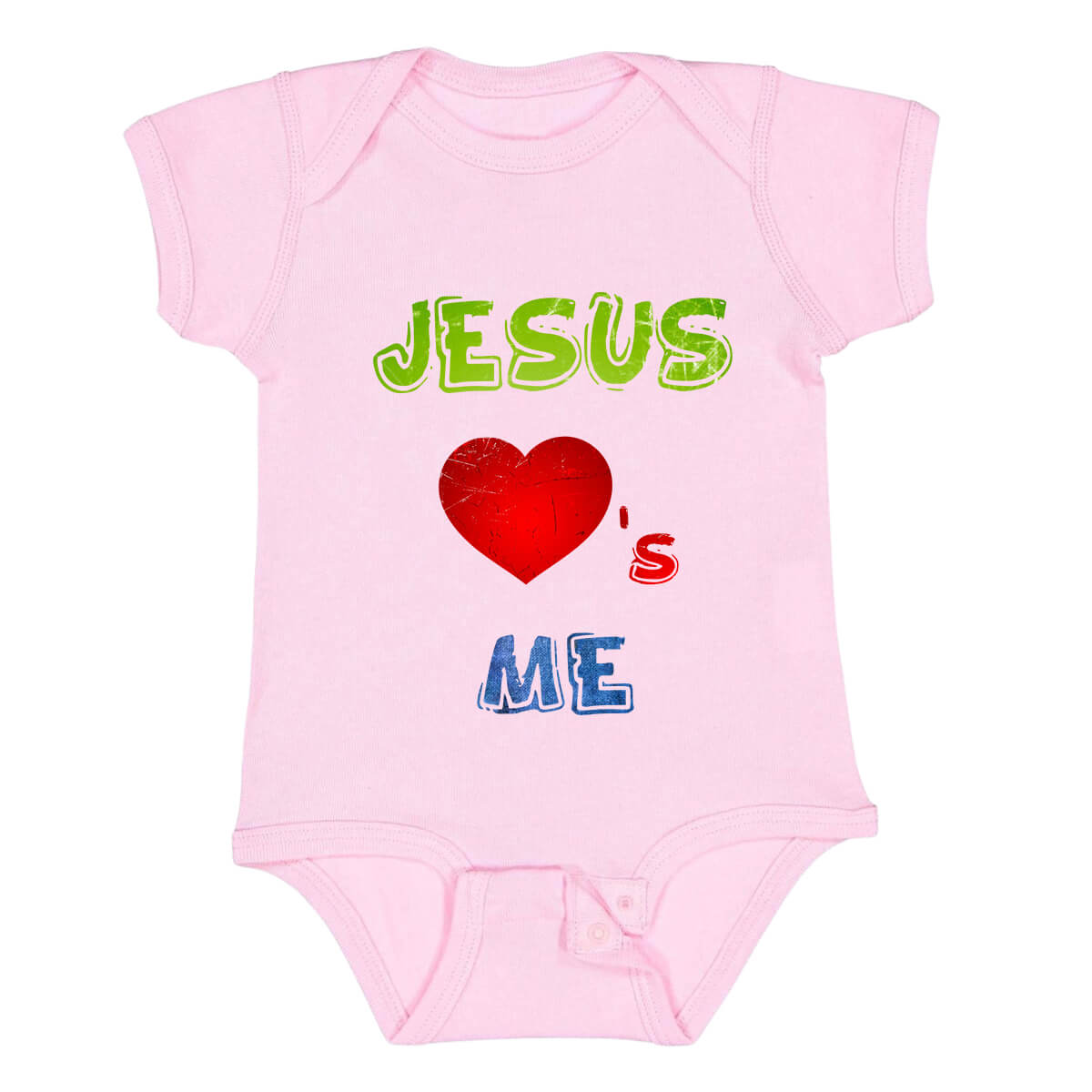 Jesus Loves Me Infant Bodysuit Onesie