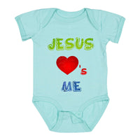 Thumbnail for Jesus Loves Me Infant Bodysuit Onesie