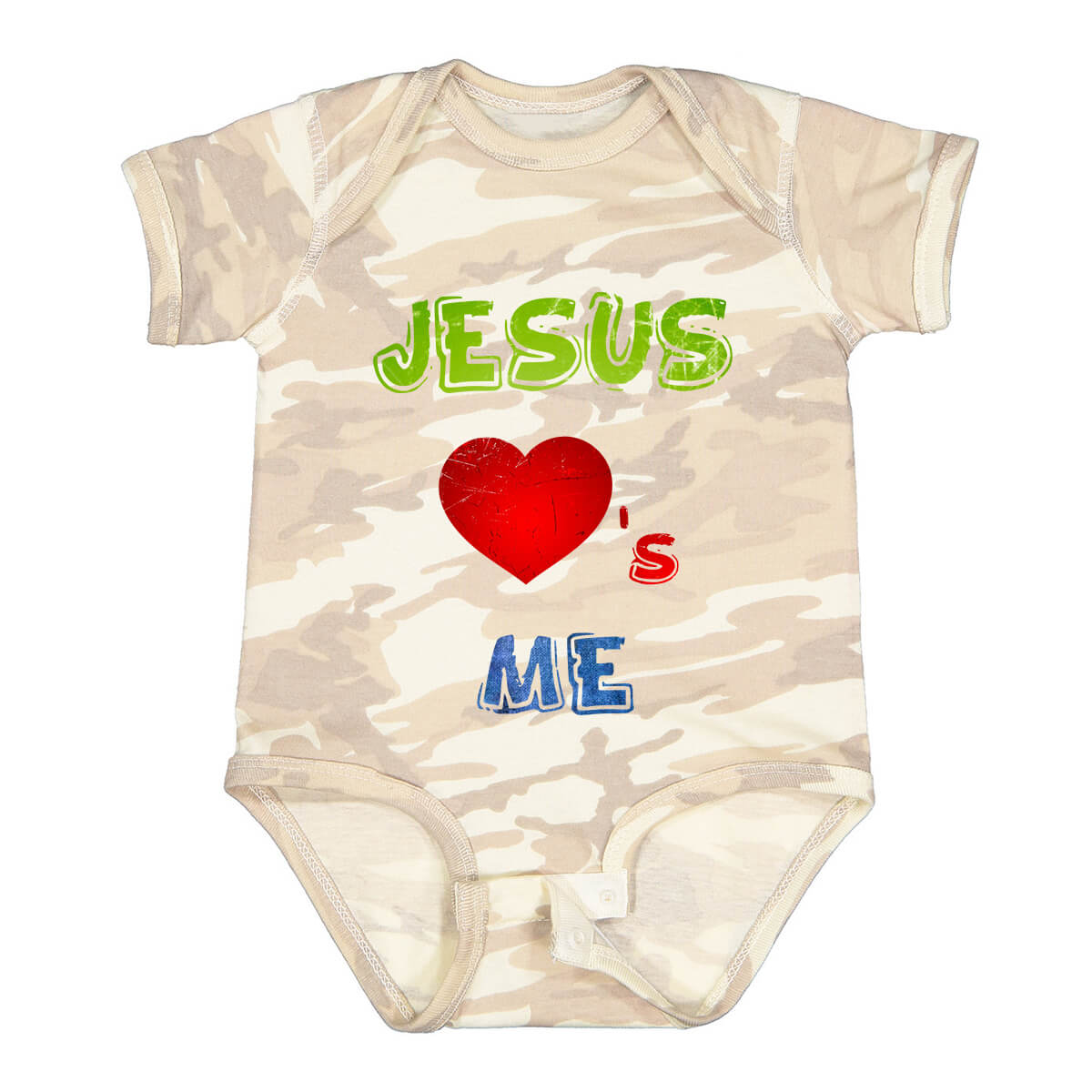 Jesus Loves Me Infant Bodysuit Onesie