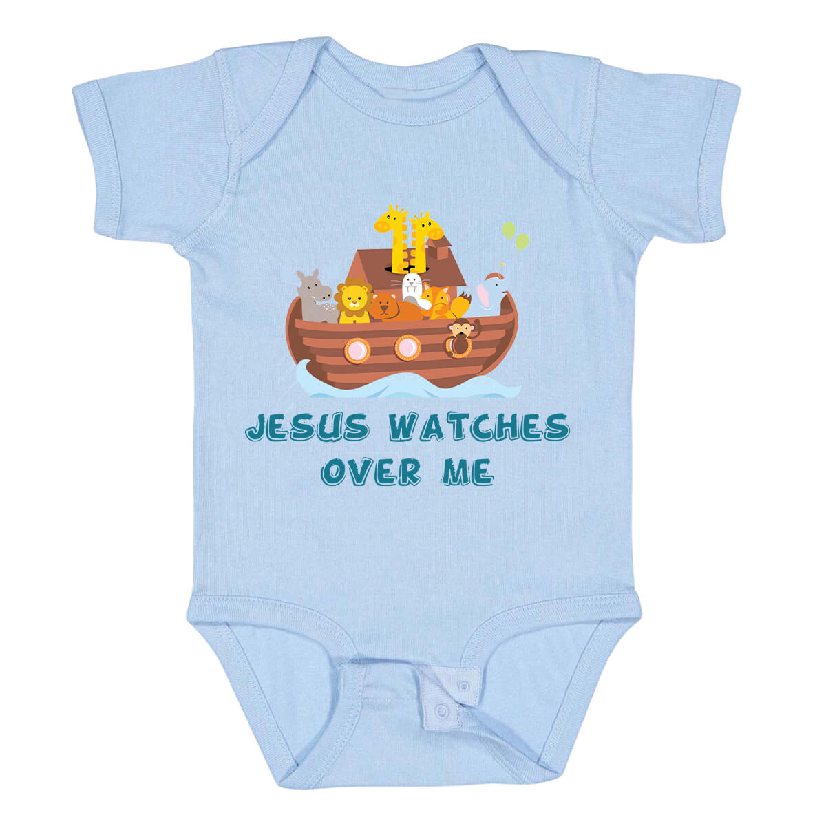 Jesus Watches Over Me Infant Bodysuit Onesie