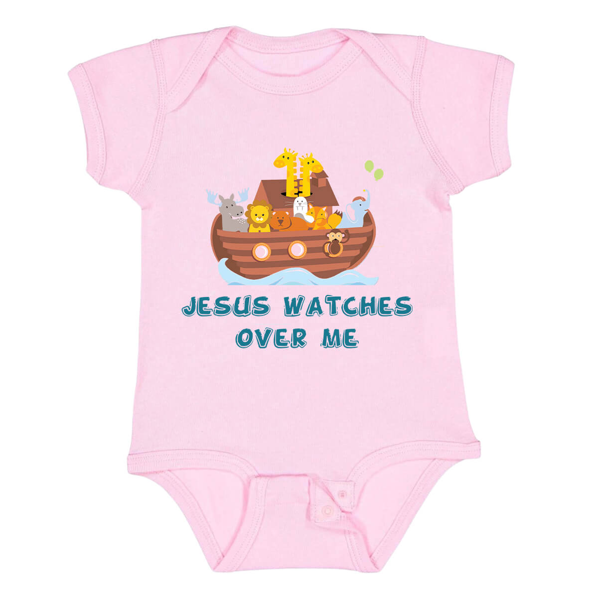 Jesus Watches Over Me Infant Bodysuit Onesie
