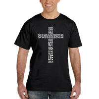 Thumbnail for John 3:16 Cross Men's T-Shirt