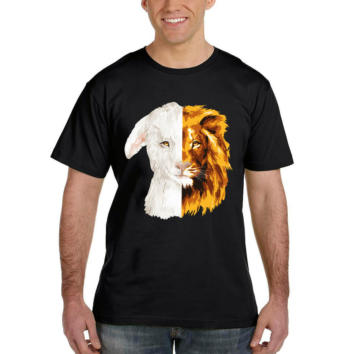 Lion And The Lamb Men's T-Shirt