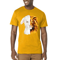 Thumbnail for Lion And The Lamb Men's T-Shirt
