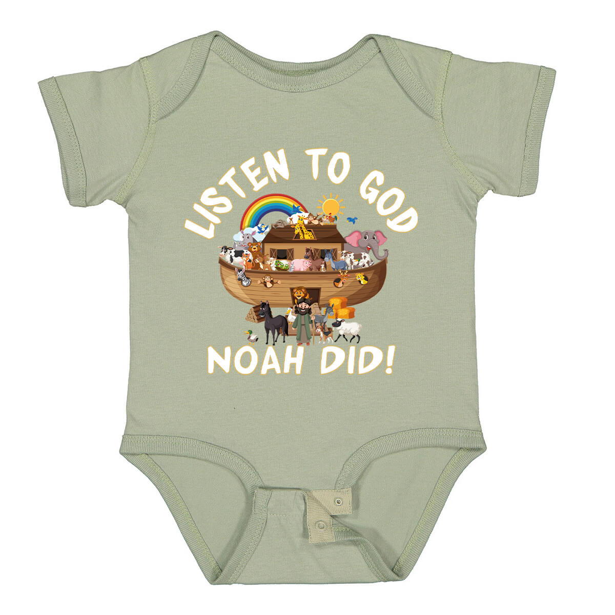 Listen To God Noah Did Infant Bodysuit Onesie