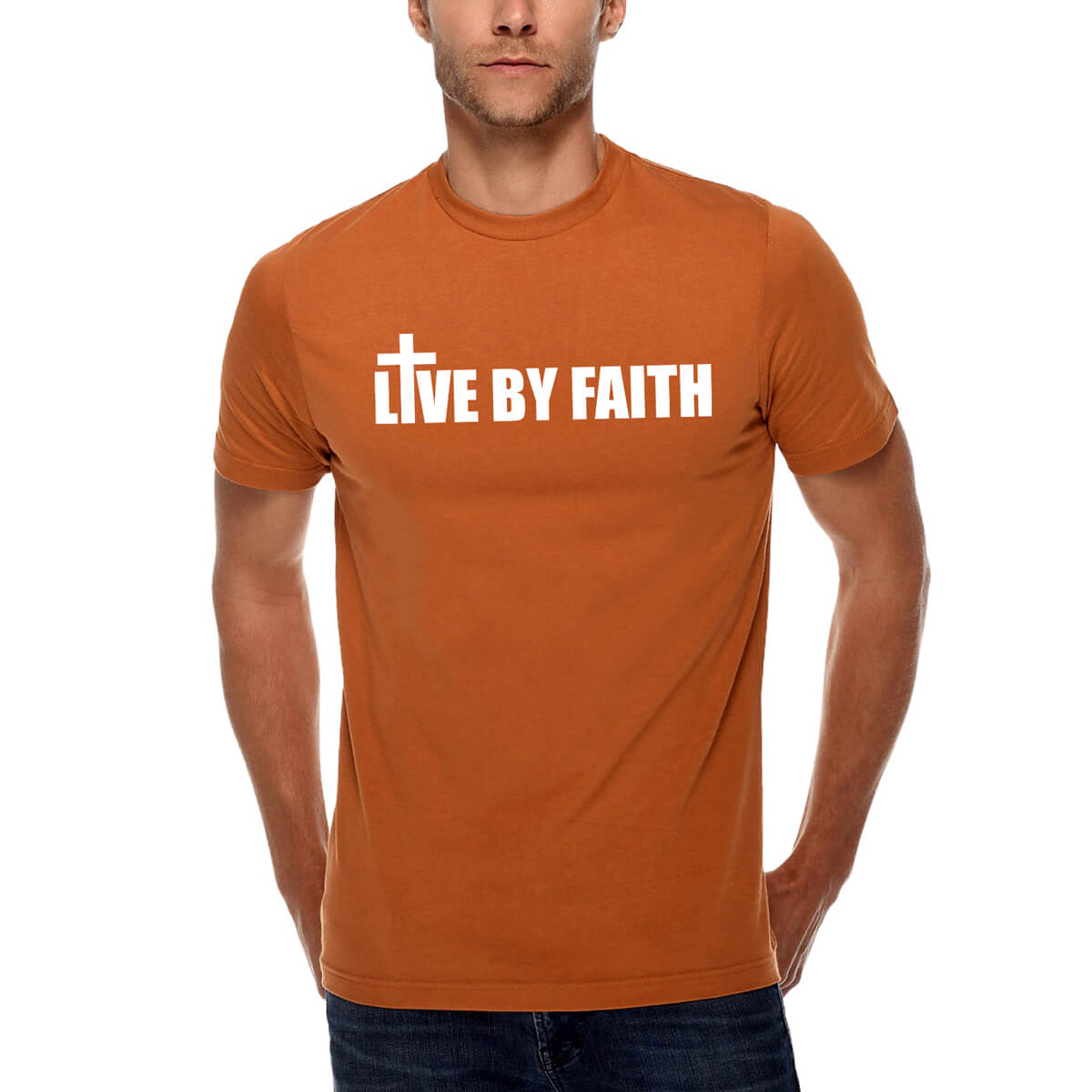 Live By Faith Men's T-Shirt