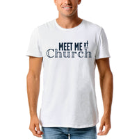 Thumbnail for Meet Me At Church Men's T-Shirt