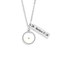 Thumbnail for Mustard Seed Faith W/Verse Necklace Stainless Steel Jewelry