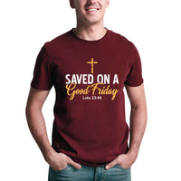 Thumbnail for Saved On A Good Friday Men's T-Shirt