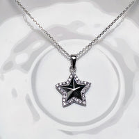 Thumbnail for Star With CZ Necklace Sterling Silver Jewelry