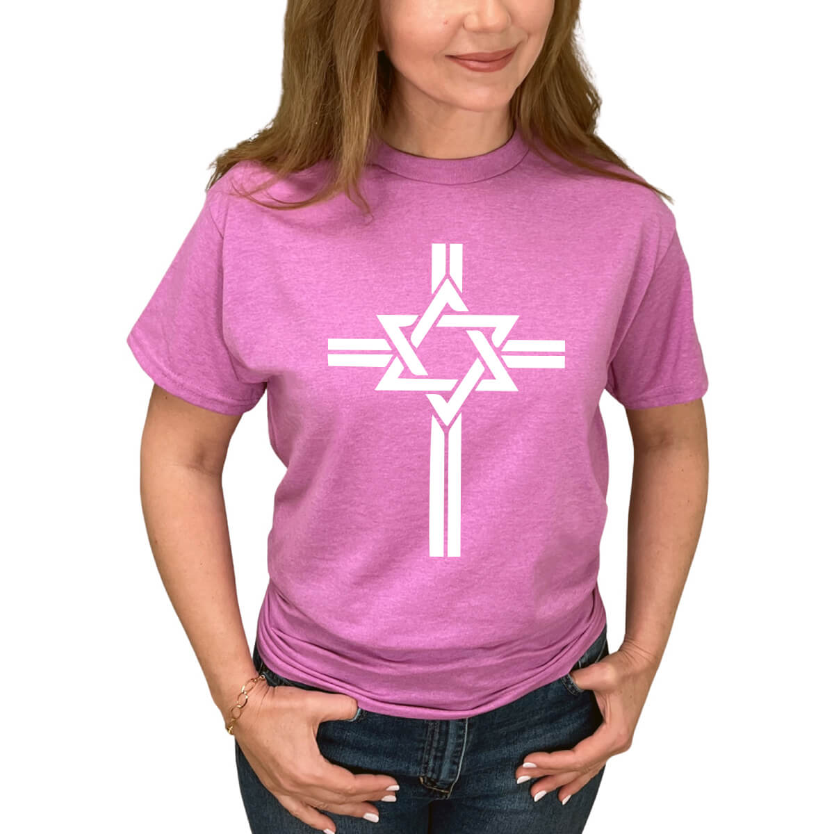 Star Of David Cross T-Shirt