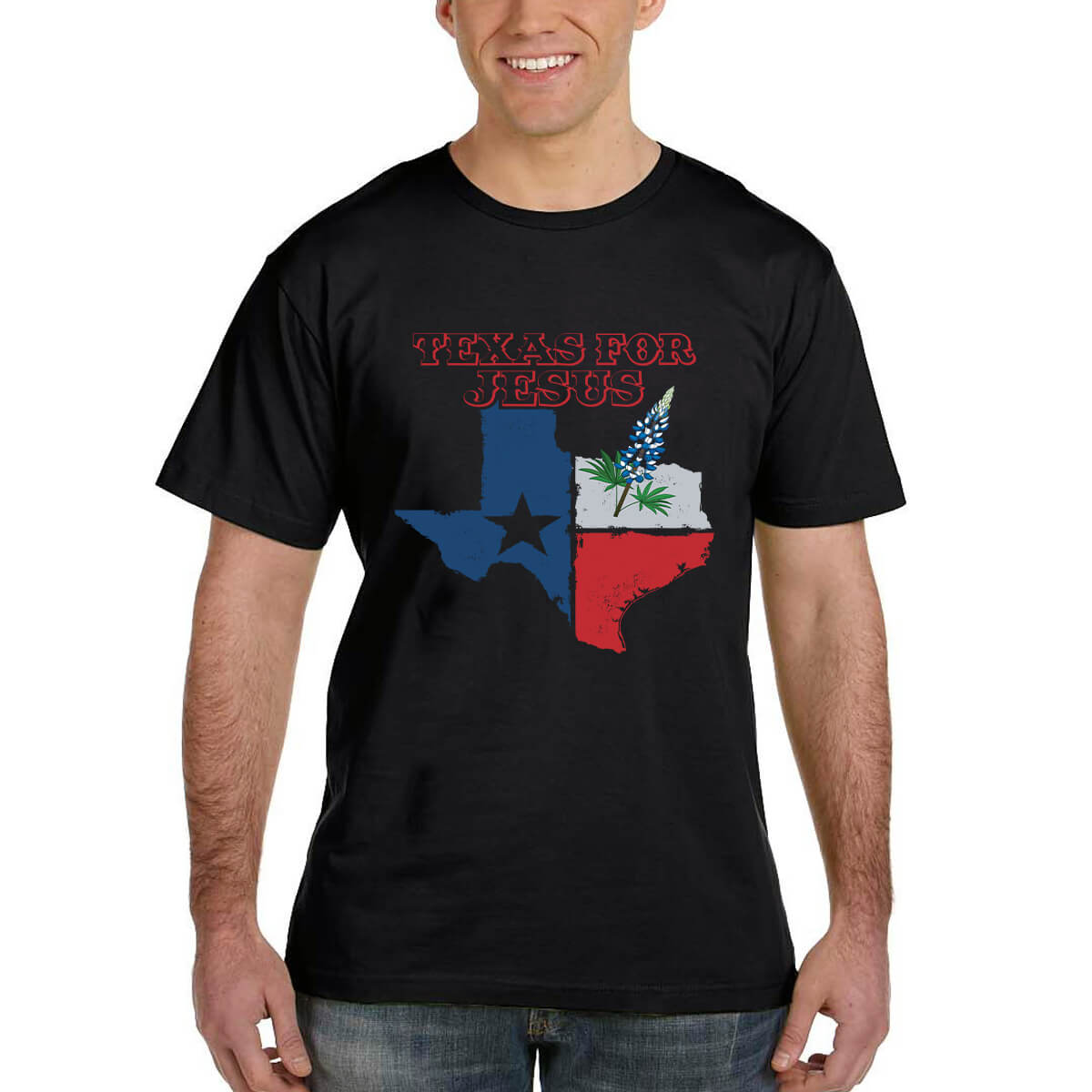 Texas For Jesus Men's T-Shirt