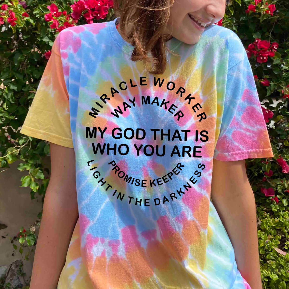 WayMaker Miracle Worker Tie Dyed T-Shirt