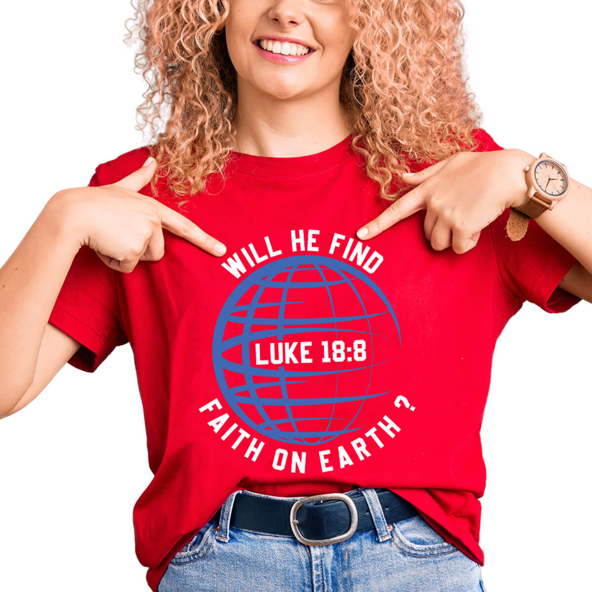 Will He Find Faith On Earth? T-Shirt