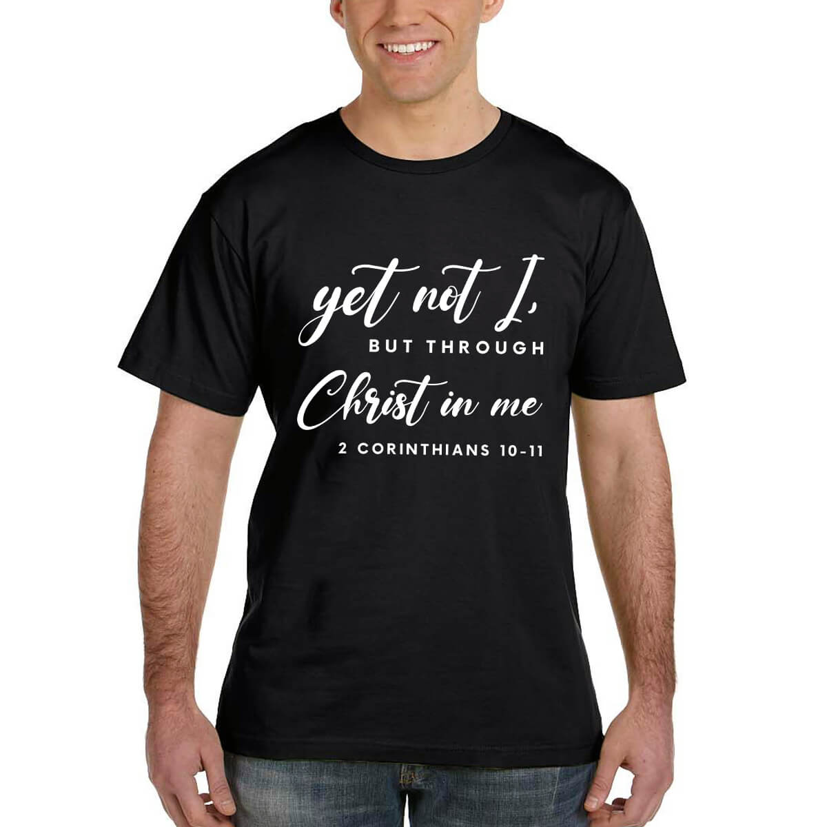 Yet Not I, But Through Christ In Me Men's T-Shirt