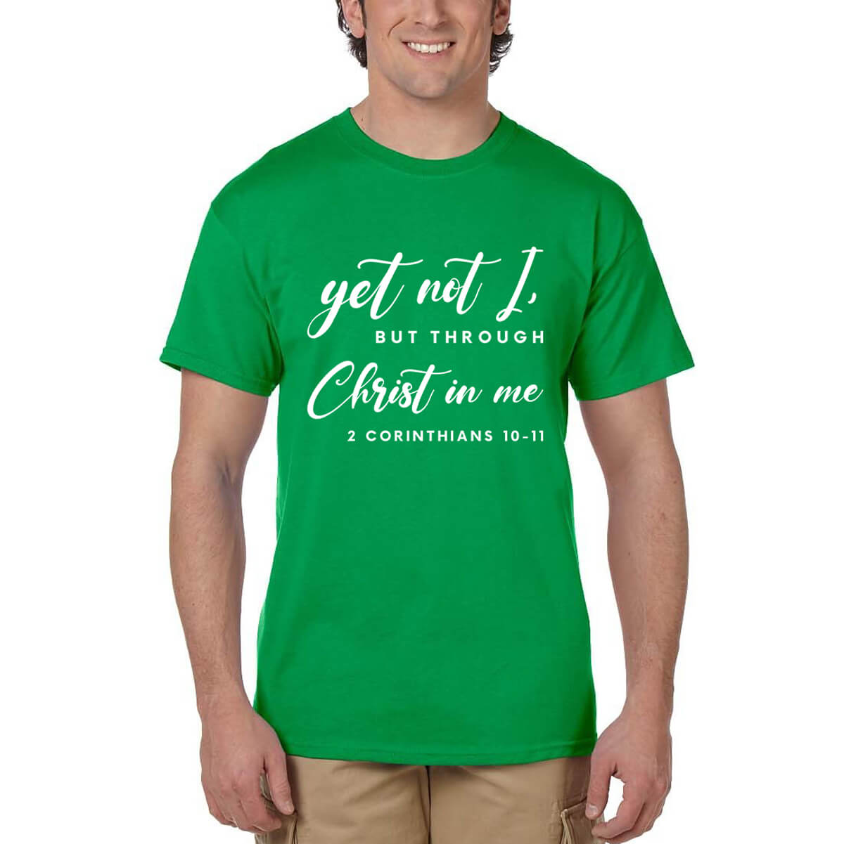 Yet Not I, But Through Christ In Me Men's T-Shirt