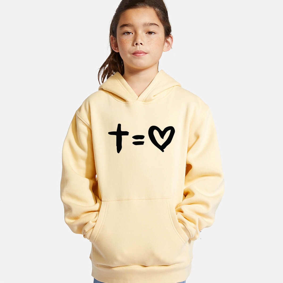 Love The Cross Youth Sweatshirt Hoodie