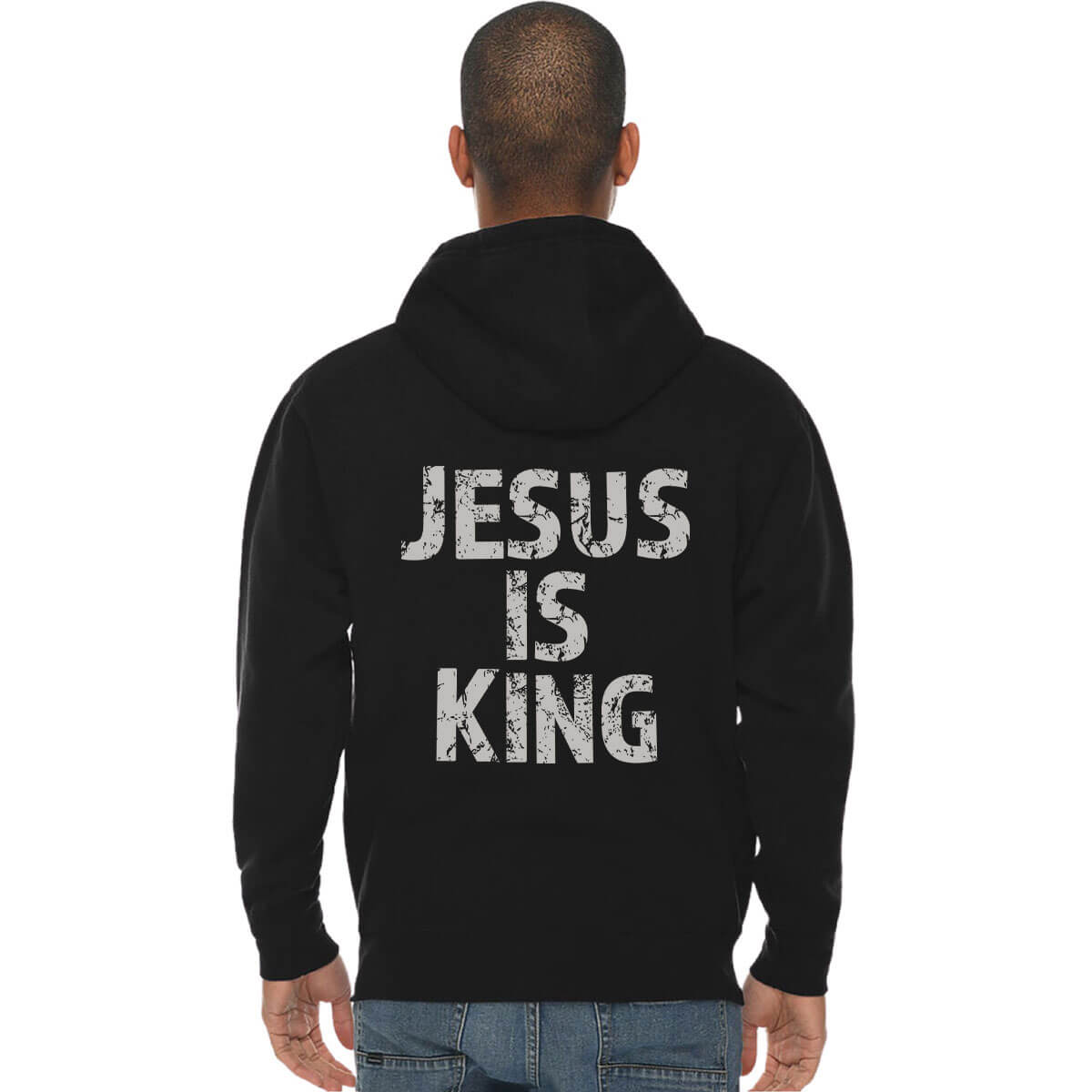 Jesus Is King Men's Full Zip Sweatshirt Hoodie