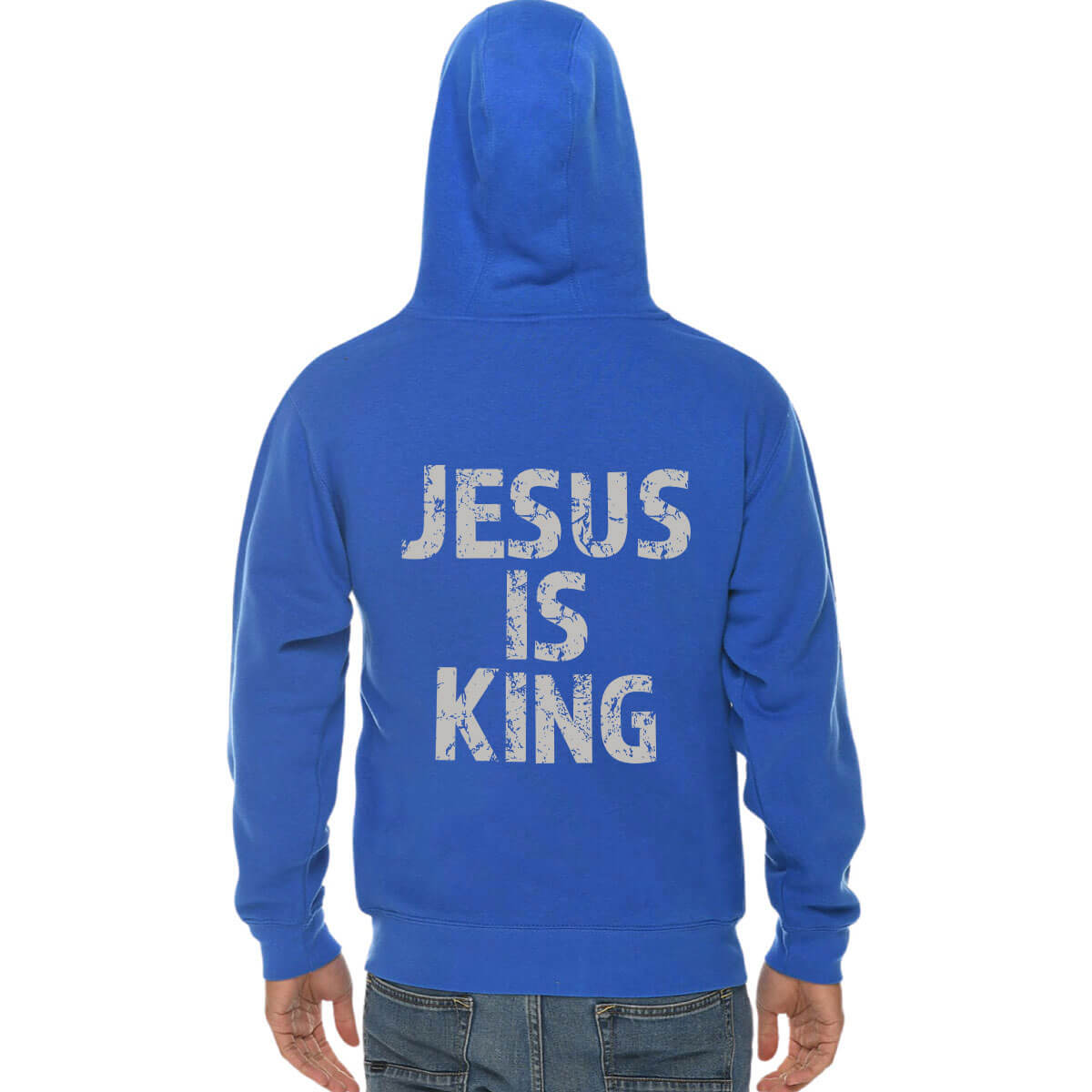 Jesus Is King Men's Full Zip Sweatshirt Hoodie