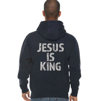 Thumbnail for Jesus Is King Men's Full Zip Sweatshirt Hoodie