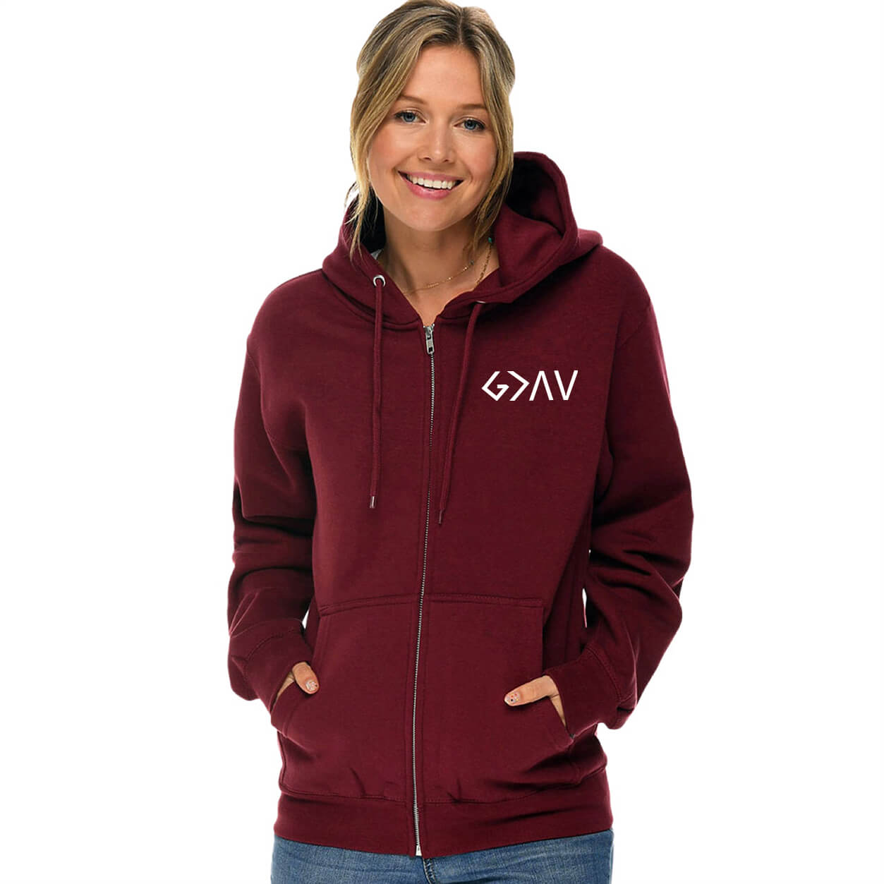 God Is Greater Than The Highs And Lows Unisex Full Zip Sweatshirt Hoodie