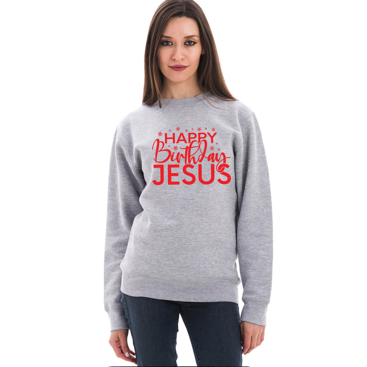 Happy Birthday Jesus Crewneck Unisex Sweatshirt