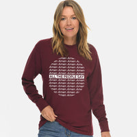 Thumbnail for All The People Say Amen Unisex Long Sleeve T Shirt