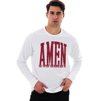 Thumbnail for Amen Men's Long Sleeve T Shirt