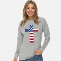 Thumbnail for American Cross Unisex Long Sleeve T Shirt