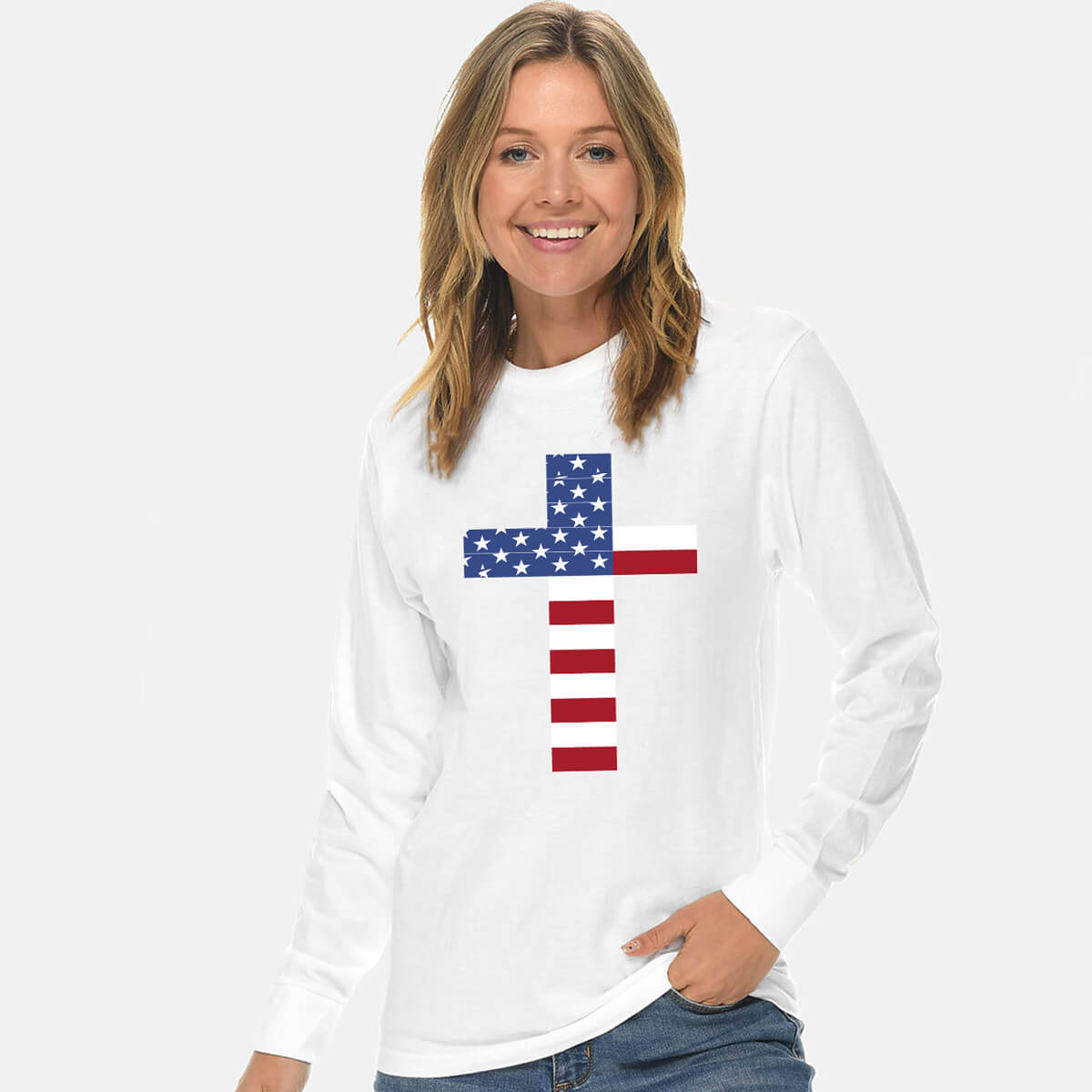 American Cross Unisex Long Sleeve T Shirt
