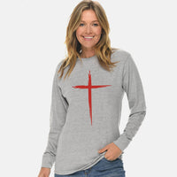 Thumbnail for Calvary Cross Unisex Long Sleeve T Shirt