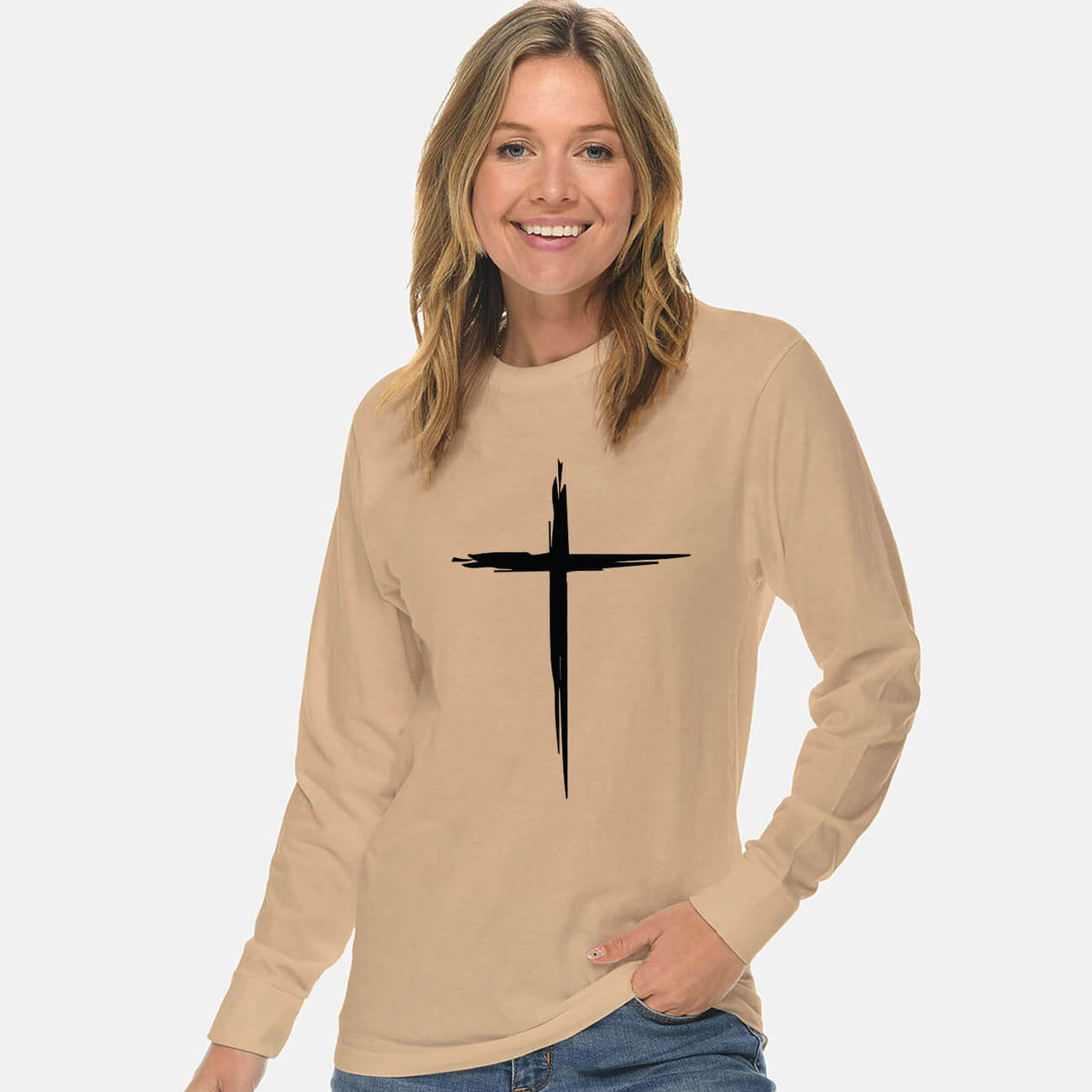 Cross Unisex Long Sleeve T Shirt