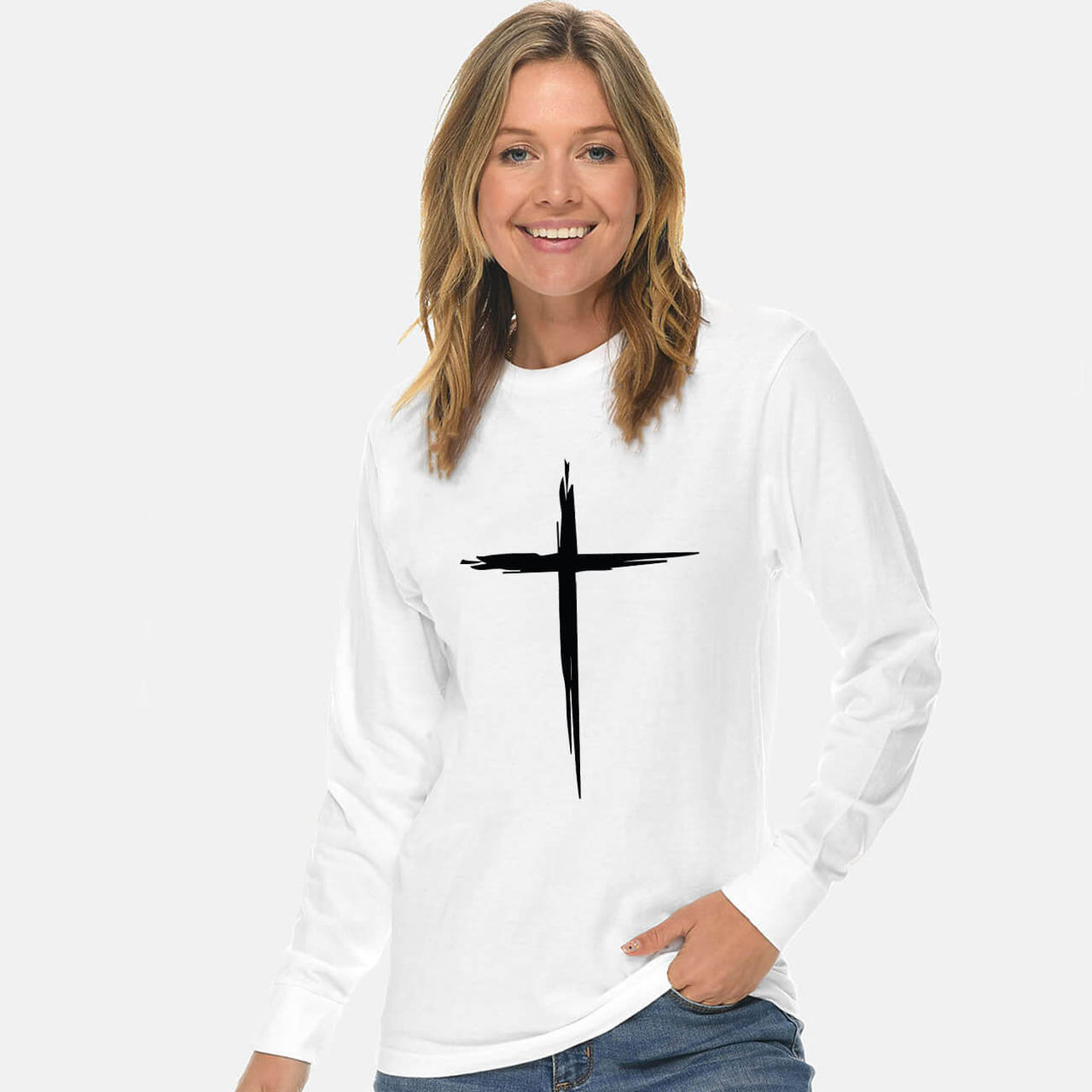Cross Unisex Long Sleeve T Shirt