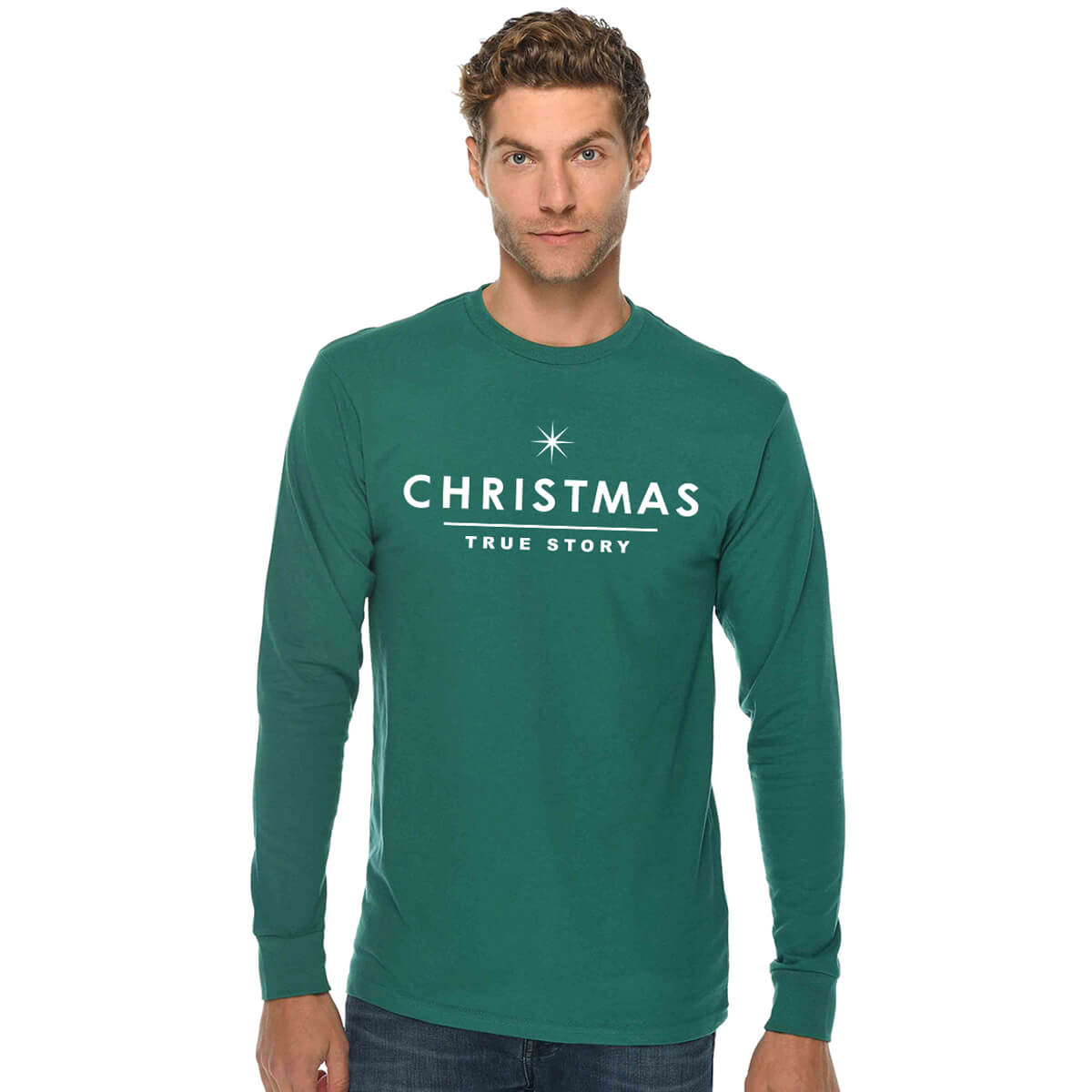 Christmas True Story Men's Long Sleeve T Shirt