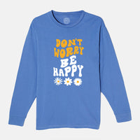 Thumbnail for Don't Worry Be Happy Daisy Unisex Long Sleeve T Shirt