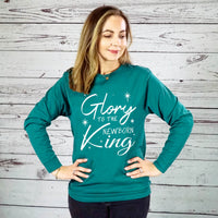Thumbnail for Glory To The Newborn King Unisex Long Sleeve T Shirt