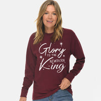 Thumbnail for Glory To The Newborn King Unisex Long Sleeve T Shirt