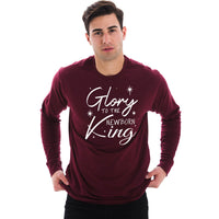 Thumbnail for Glory To The Newborn King Men's Long Sleeve T Shirt