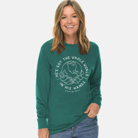 Thumbnail for He's Got The Whole World In His Hands Unisex Long Sleeve T Shirt