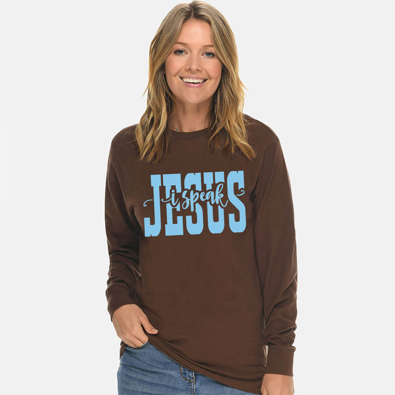 I Speak Jesus Unisex Long Sleeve T Shirt