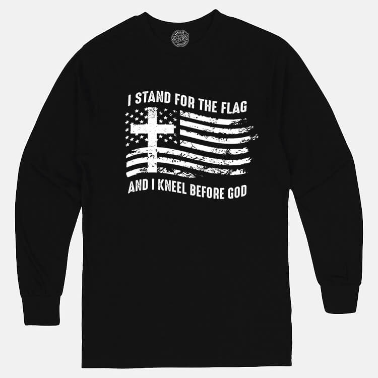 Kneel Before God Men's Long Sleeve T Shirt