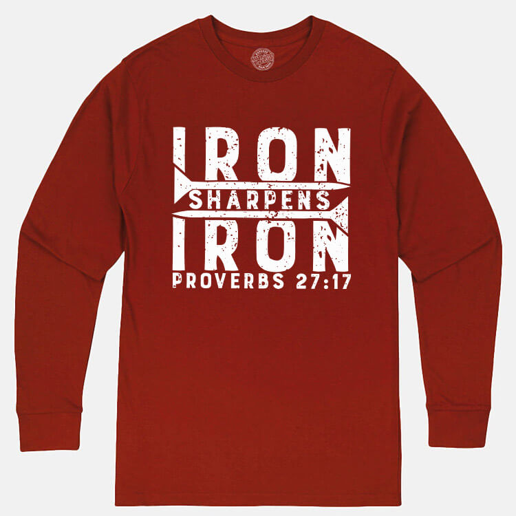 Iron Sharpens Iron Men's Long Sleeve T Shirt