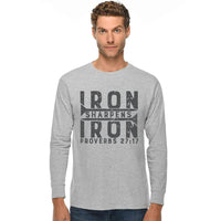 Thumbnail for Iron Sharpens Iron Men's Long Sleeve T Shirt