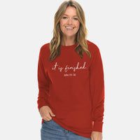 Thumbnail for It Is Finished Unisex Long Sleeve T Shirt