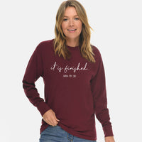 Thumbnail for It Is Finished Unisex Long Sleeve T Shirt