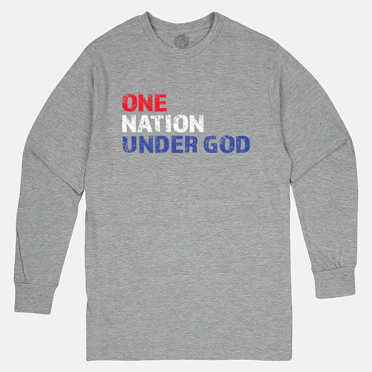 One Nation Under God Men's Long Sleeve T Shirt