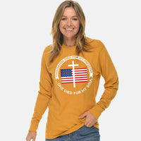 Thumbnail for Thousands Died For My Freedom One Died For My Soul Long Sleeve T Shirt