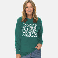 Thumbnail for What A Friend We Have In Jesus Unisex Long Sleeve T Shirt